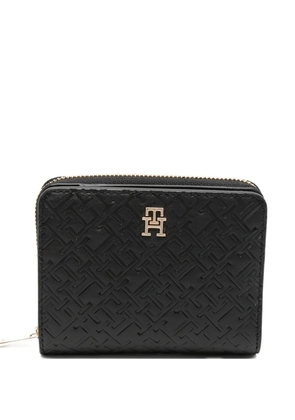 Tommy Hilfiger patterned zip wallet - Black