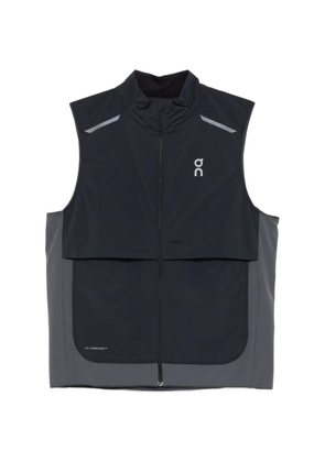 On reflective-panel vest - Black