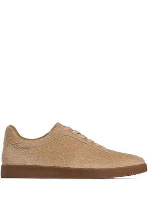 12 STOREEZ suede lace-up sneakers - Neutrals