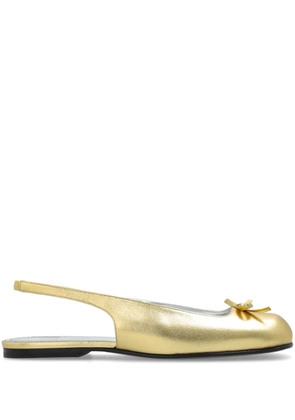 Nodaleto leather ballerina shoes - Gold