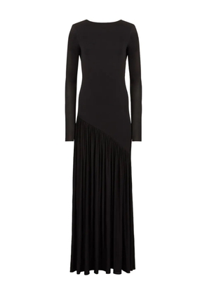 Nina Ricci asymmetric maxi dress - Black