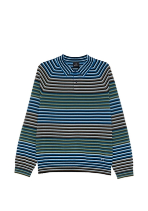 PS Paul Smith striped polo sweater - Blue