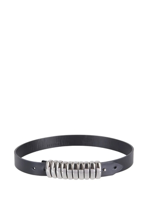 Federica Tosi Bold leather belt - Black