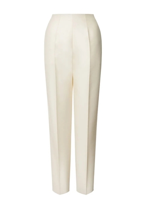Alberta Ferretti pressed-crease tailored trousers - Neutrals