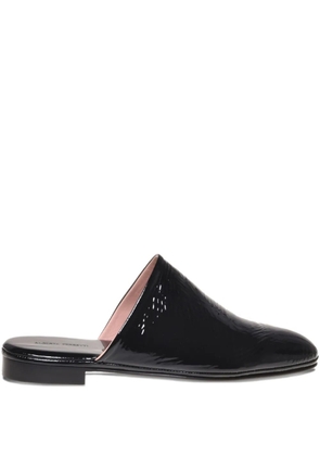 Alberta Ferretti leather mules - Black