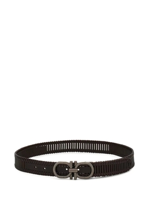 Ferragamo adjustable Gancini belt - Black