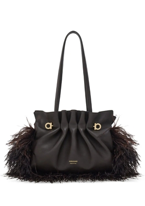 Ferragamo soft bag (S) - Brown