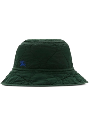 Burberry crinkled quilted bucket hat - Green