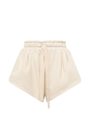 Laneus drawstring mini shorts - Neutrals