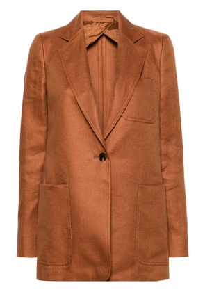 Max Mara Boemia single-breasted blazer - Brown