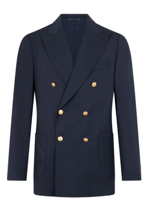 Brooks Brothers virgin-wool double-breasted blazer - Blue