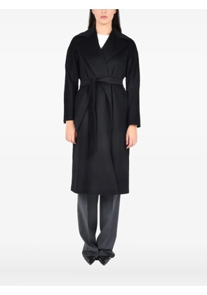 Max Mara belted cashmere coat - Black