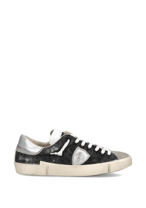 Philippe Model Paris PRSX Low metallic panel sneakers - Black