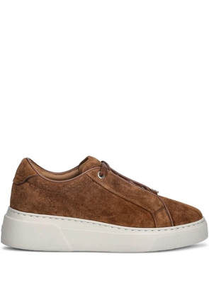 BOSS lace-up sneakers - Brown