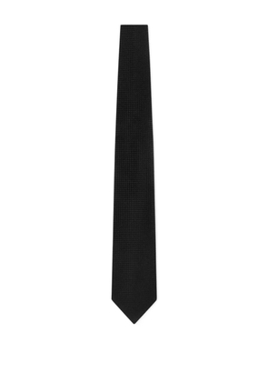 TOM FORD textured silk tie - Black