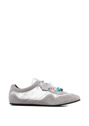 Cecilie Bahnsen Blaise embellished sneakers - Grey