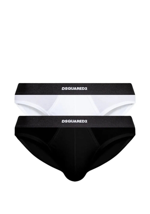 DSQUARED2 elasticated-waistband briefs (set of two) - White