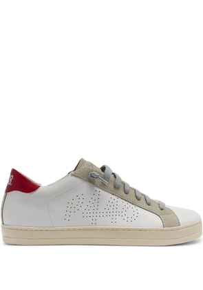 P448 John perforated leather sneakers - White