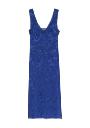 Zadig&Voltaire lace-trim midi dress - Blue