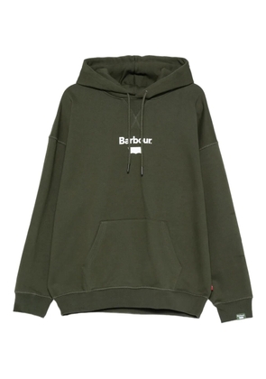 Barbour logo hoodie - Green