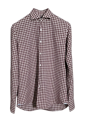 Xacus checked-pattern shirt - Red