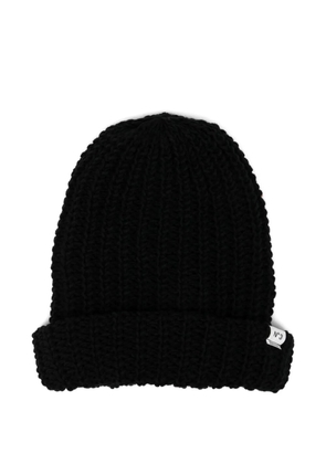 Maison MIHARA YASUHIRO cable-knit beanie - Black
