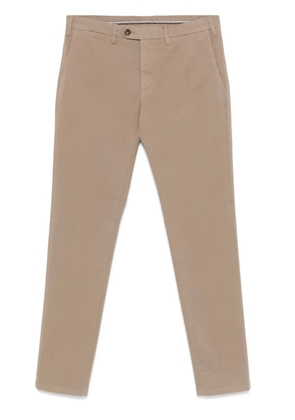 Canali tapered trousers - Brown