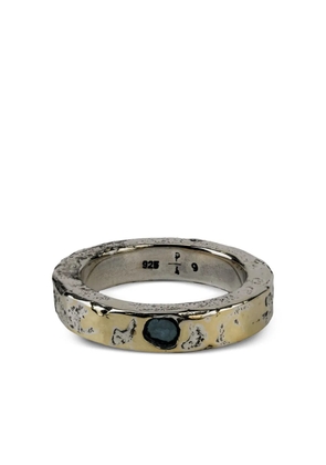 Parts of Four 18kt yellow gold Sistema Diamond Ring - Silver