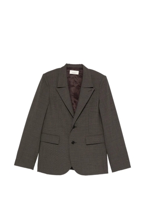 6397 houndstooth blazer - Grey