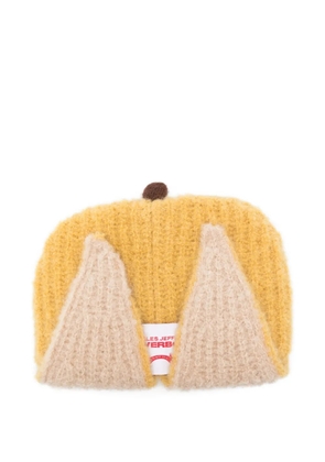 Charles Jeffrey Loverboy Chunky Banana beanie - Yellow