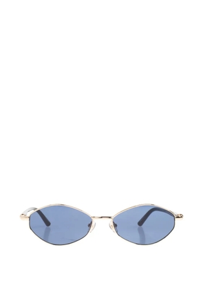 Jacquemus oval-frame sunglasses - Gold