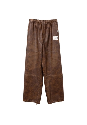Maison MIHARA YASUHIRO panelled trousers - Brown