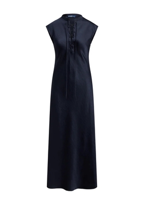 Polo Ralph Lauren lace-up maxi dress - Blue
