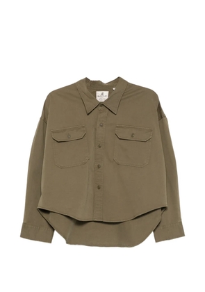 Denimist chest-pocket shirt - Green