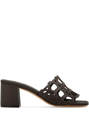 Ferragamo 55mm Gancini sandals - Brown