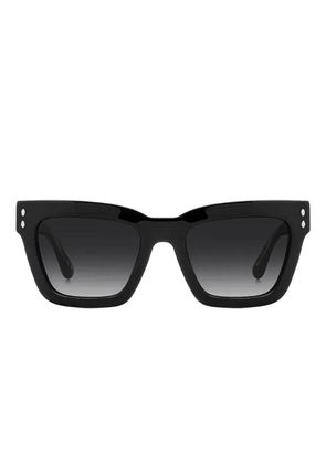 Isabel Marant Eyewear logo-print sunglasses - Black