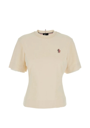 Moncler Grenoble logo appliqué T-shirt - White