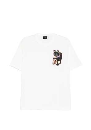 PS Paul Smith cat-graphic T-shirt - White