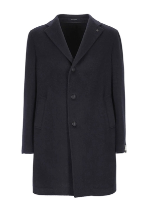 Tagliatore button-fastening cashmere coat - Blue