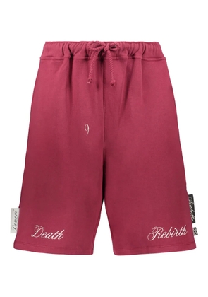 Isabella 1985 cotton track shorts - Red