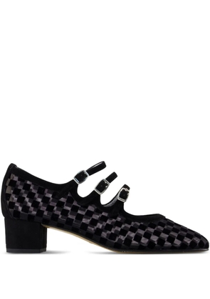 Carel Paris 40mm Kinight buckle pumps - Black