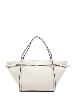 Tod's leather buckle tote bag - White