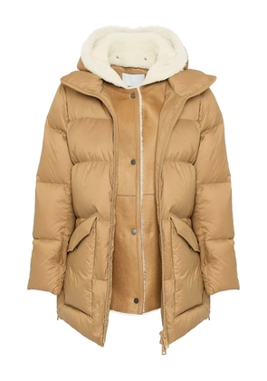 Yves Salomon down jacket - Brown