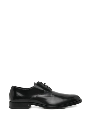 Tod's leather derby shoes - Black