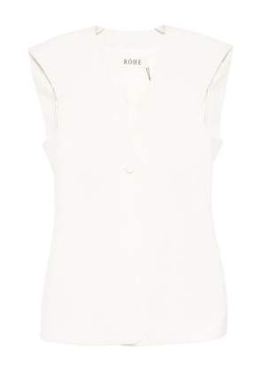 Róhe wool gilet - Neutrals