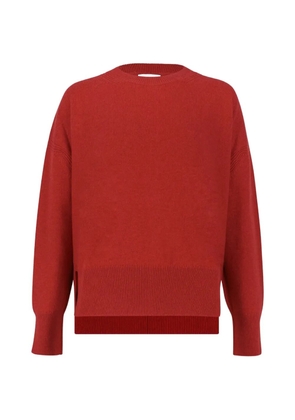 Barrie side slit knitwear - Red