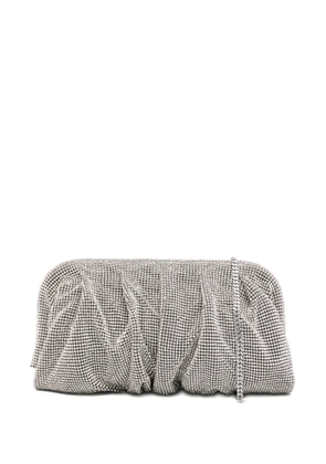 Benedetta Bruzziches crystal-embellished clutch bag - Silver