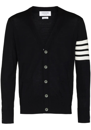 Thom Browne classic V-neck cardigan - Blue