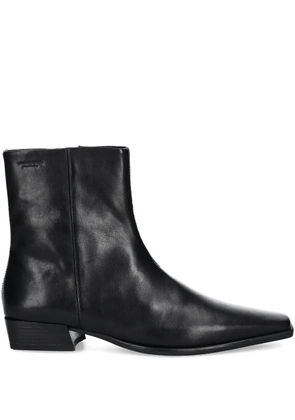 VAGABOND zip-detail pointed-toe boots - Black