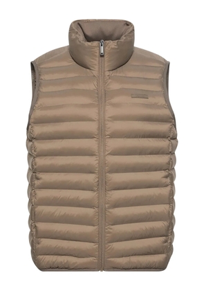 Calvin Klein zip-up padded gilet - Brown